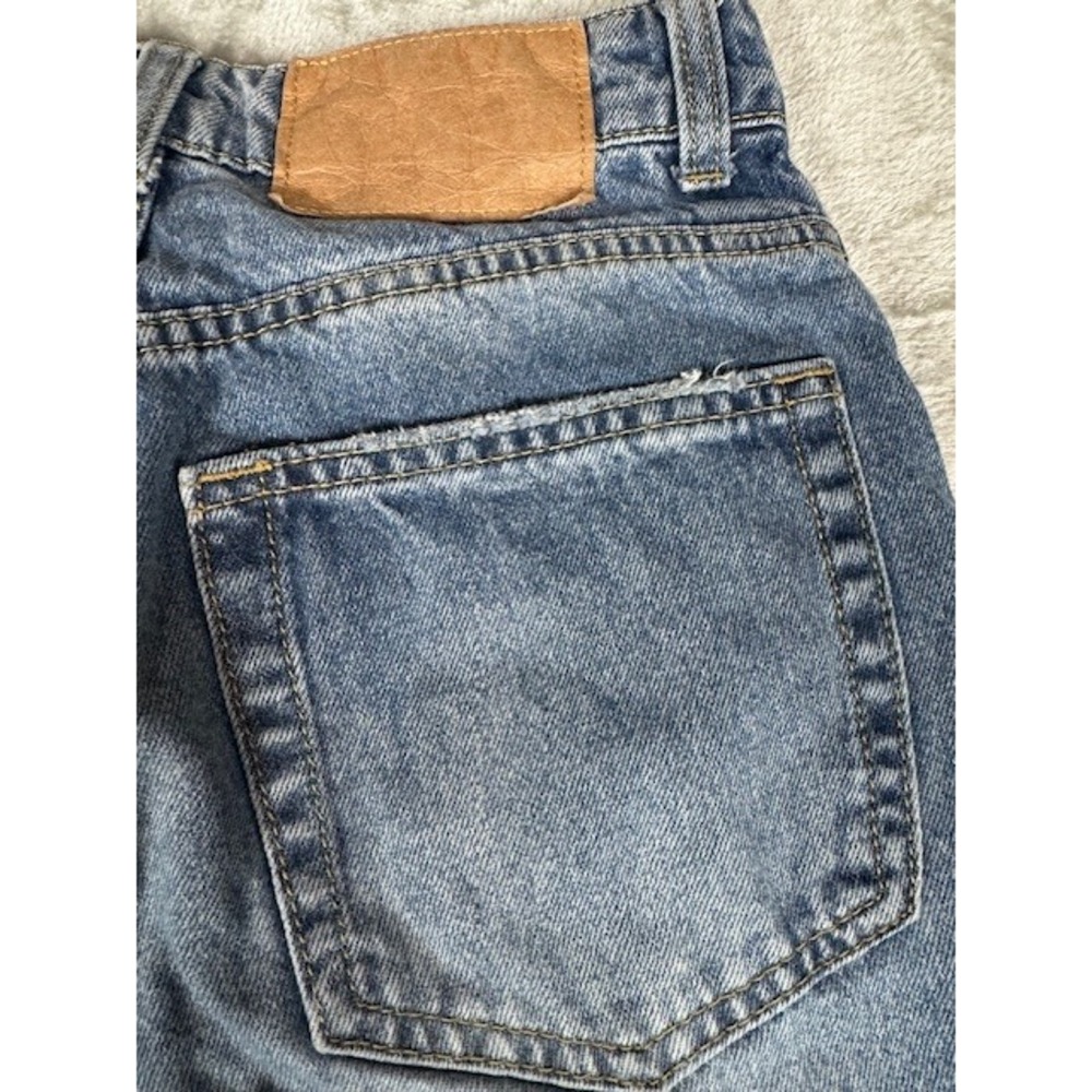 H&M Jeans Womens 2 Divided Wide Leg High Waisted Light Wash Denim 0814631023 - Picture 8 of 9